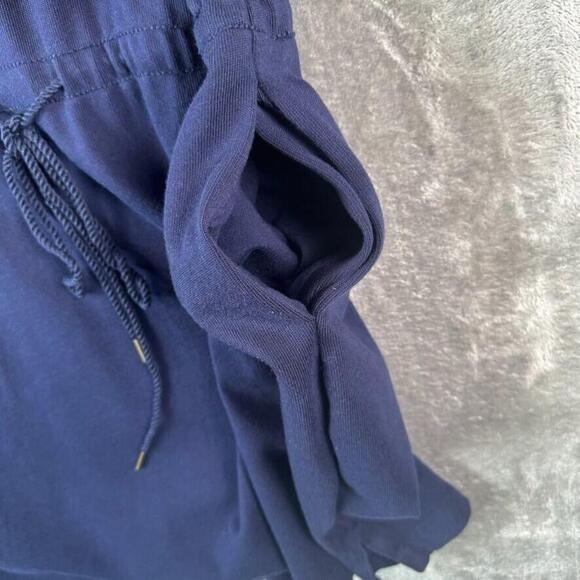 Ralph Lauren Sport Dress Small Blue Long Sleeve Drawstring Tie Waist - Picture 4 of 9